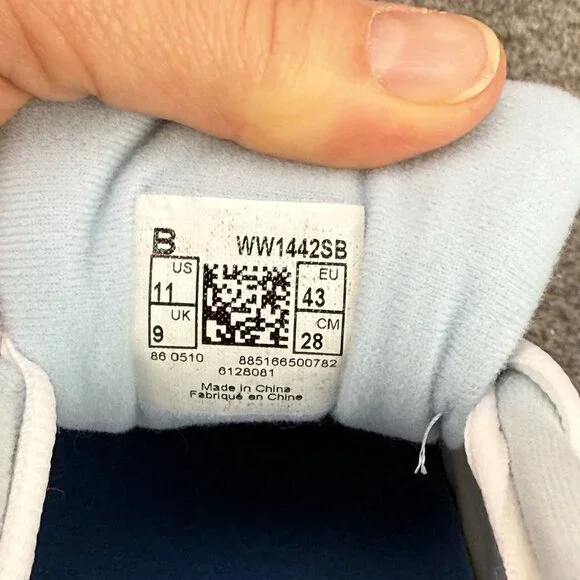 ✅Women's 11B New Balance Wellness Toning Sneakers WW1442SB Grey Blue *DISCOLORED - Picture 3 of 12